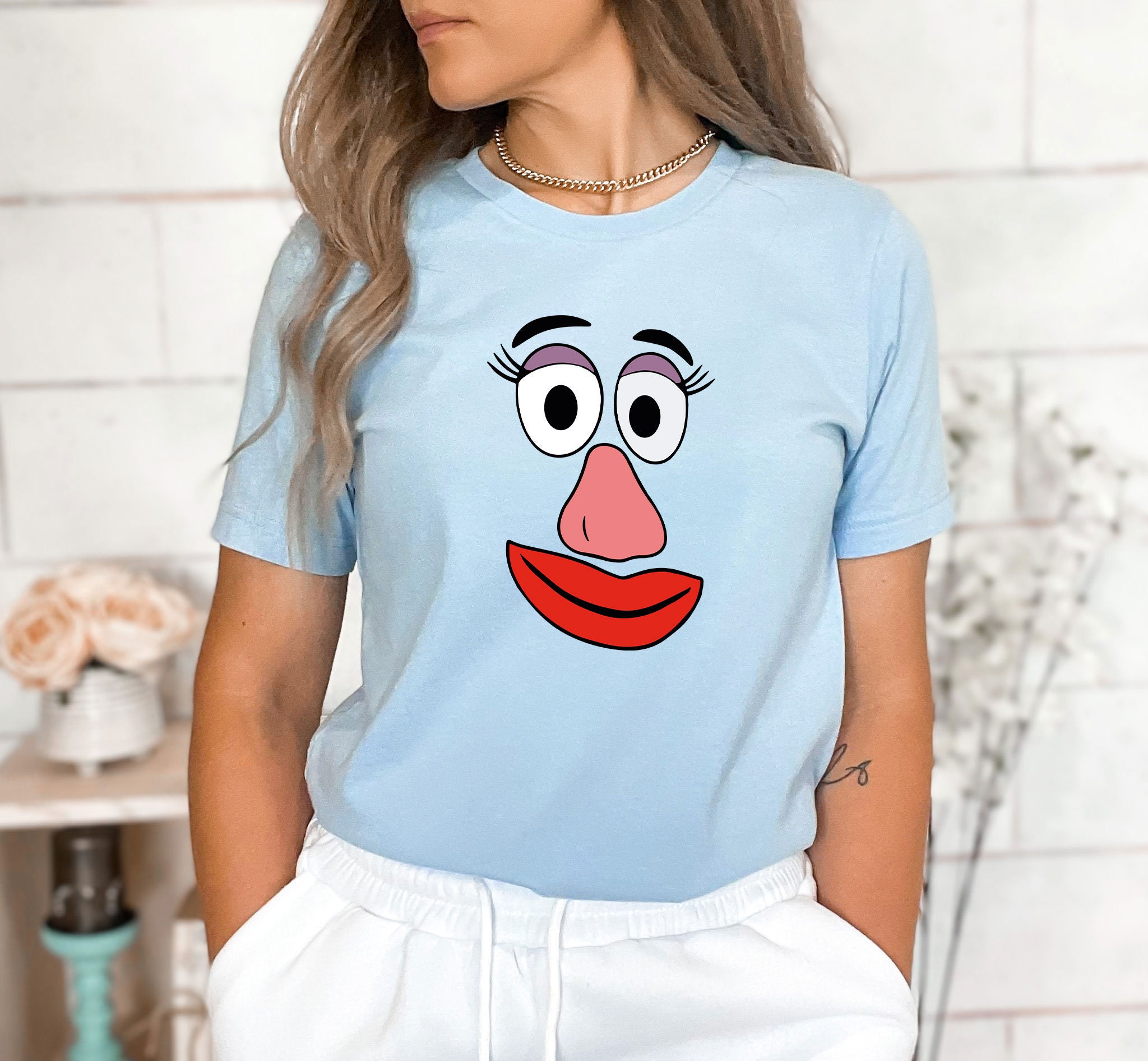 Mr Potato And Mrs Potato Head Shirts, Cute Thanksgiving Halloween Fall Family Couple Matching Tee Shirt