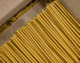 Bulk pack: Natural beeswax candles – 16 cm, 10 kg / 15 kg, Ø 5 mm, burning time 30 minutes