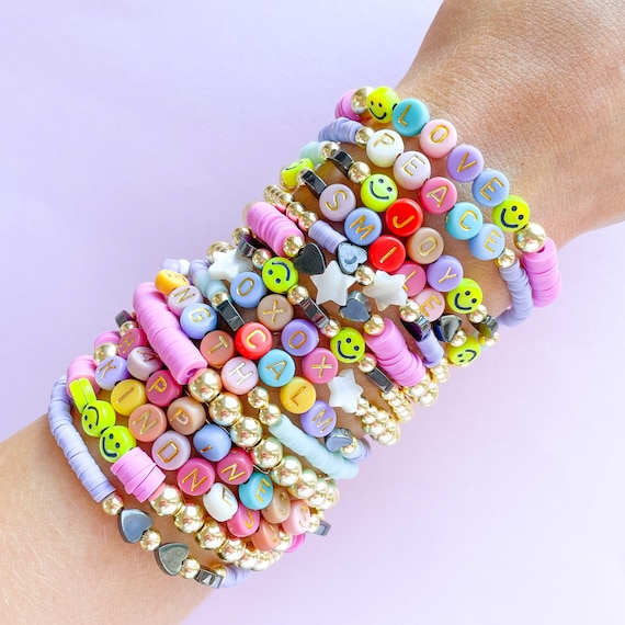 Ensemble de perles de bricolage pour enfants Kits de perles pour la  fabrication de bijoux 1000