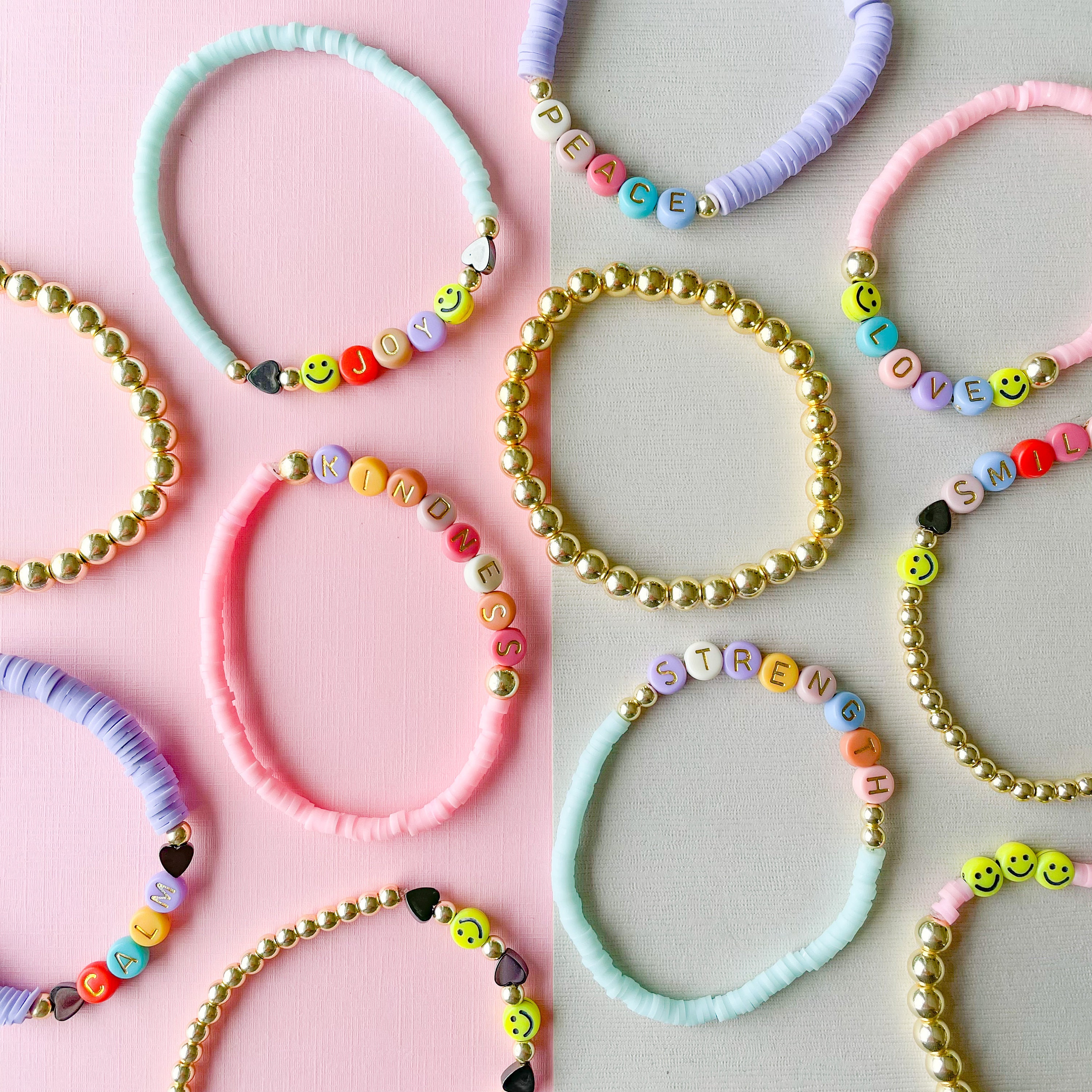 WECUTE Kit Perles Bracelets 6700+ Pièces - 28 Couleurs Lettres Chiffres Pour DIY Bijoux