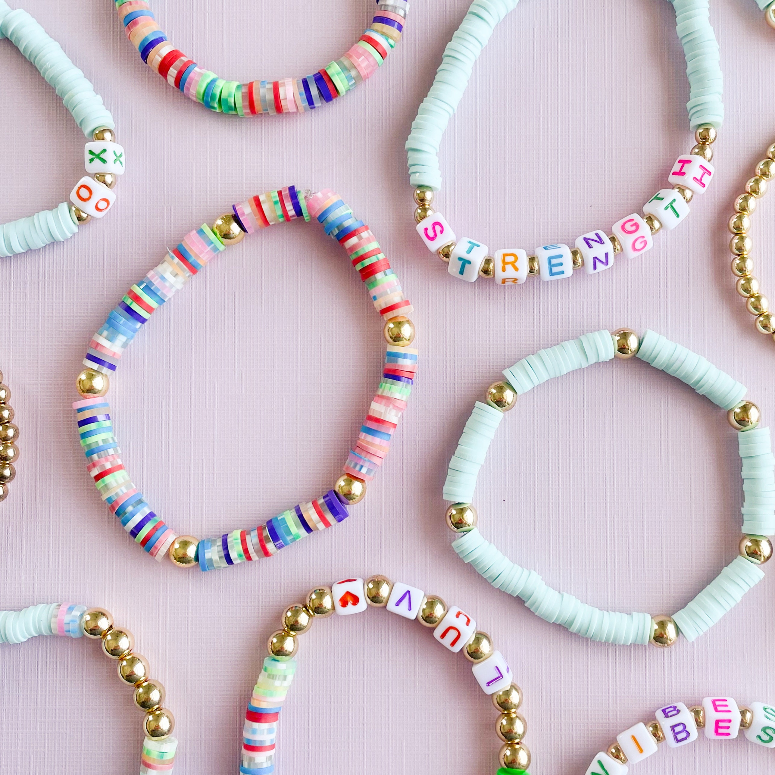 The Love Multi DIY Stretchy Bracelet Jewelry Making Bead Kit - Etsy