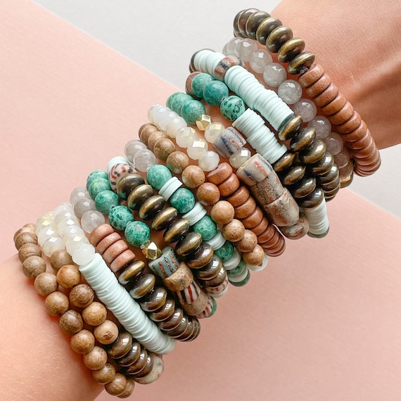 Kit de perles de fabrication de bijoux pour bracelet extensible The Marina DIY  pour adultes -  France