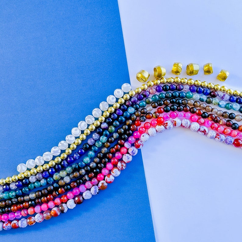 The Gemma DIY Stretchy Bracelet Jewelry Making Bead Kit for Adults Gift