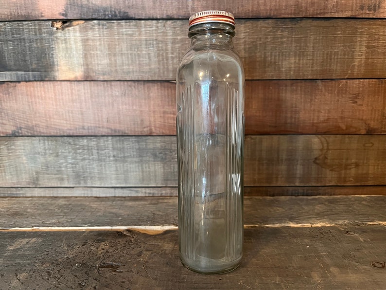 1930’s Owens Illinois Glass Company Refrigerator Bottle/flask With Lid ...
