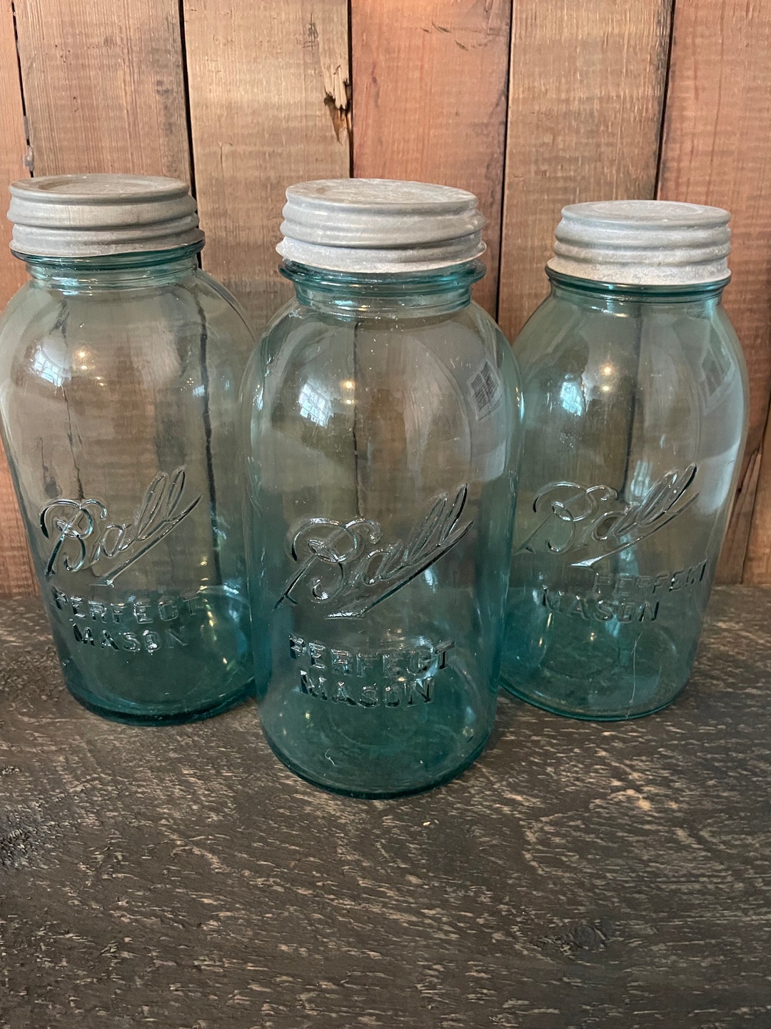 Old Ball Blue Mason Half Gallon Jar, great condition, made 1919 - 1926 -  household items - by owner - housewares sale