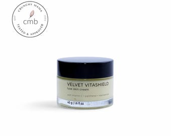 Velvet Vitashield luxe skin cream | hydrating night cream with vitamin C, niacinamide & botanicals | plant-based skincare