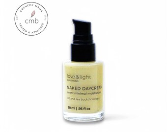 Naked Daycream | unscented lightweight face cream for sensitive skin | hydrating vegan daily moisturizer