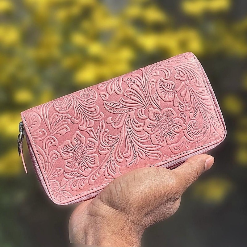 Greece Leather Wallet for Women with Zipper main image 0