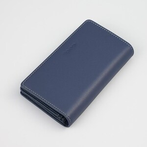 Leather Long Wallet for Women, with Snap Button Lock, RFID Secure, Gift for Her