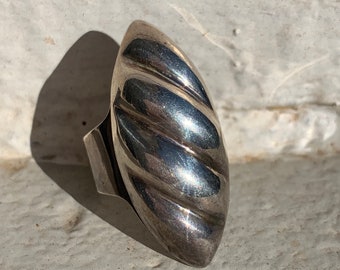 ヴィンテージ タスコ メキシコ スターリングシルバー バイパスリング