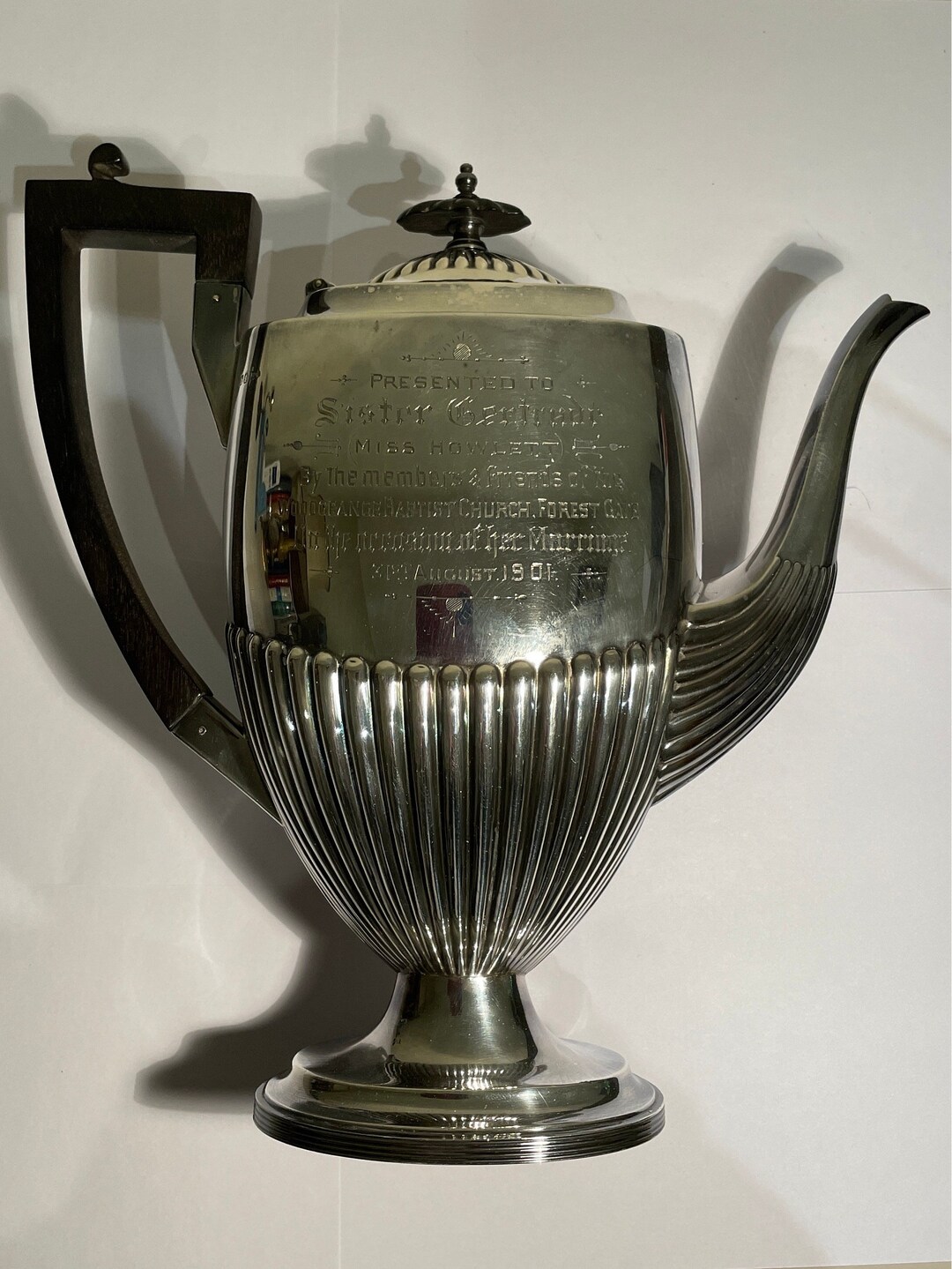 KA361 Walker & Hall Silver Plate Coffee Pot / Hot Water Pot C Etsy