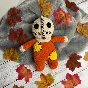 Crocheted Sam, Halloween, Cuddly Doll, Handmade