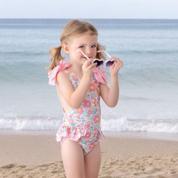 Two Piece Bathing Suits for Little Girls - Etsy
