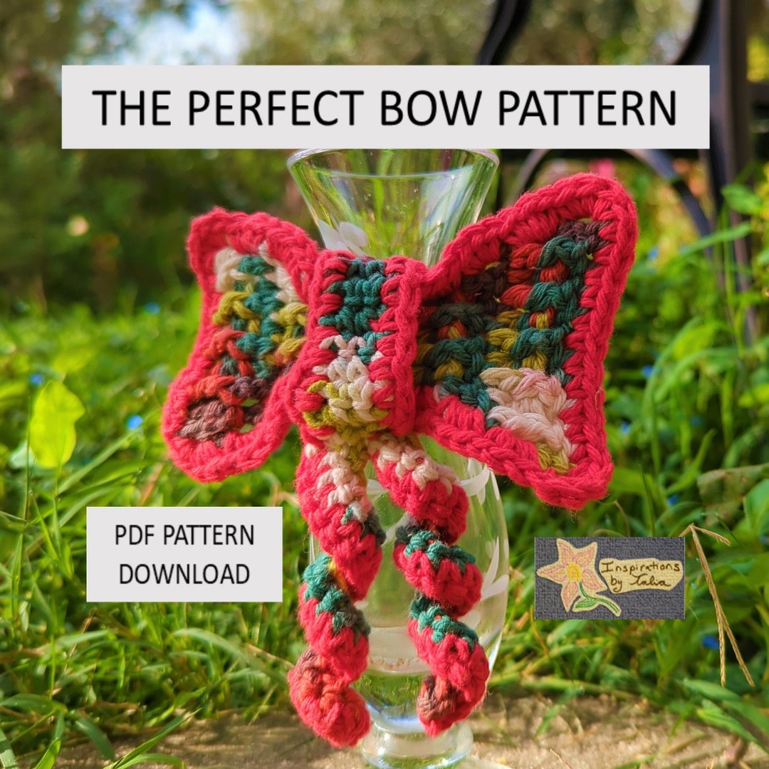 Bowt Pattern The Perfect Bow PATTERN Crochet Pattern Perfect Gift - Etsy New Zealand