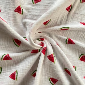 Muslin Melons, Double Gauze, Comforter, Cotton Fabric, Children&#39;s Fabric
