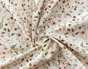 Poplin Floral Cotton Fabric