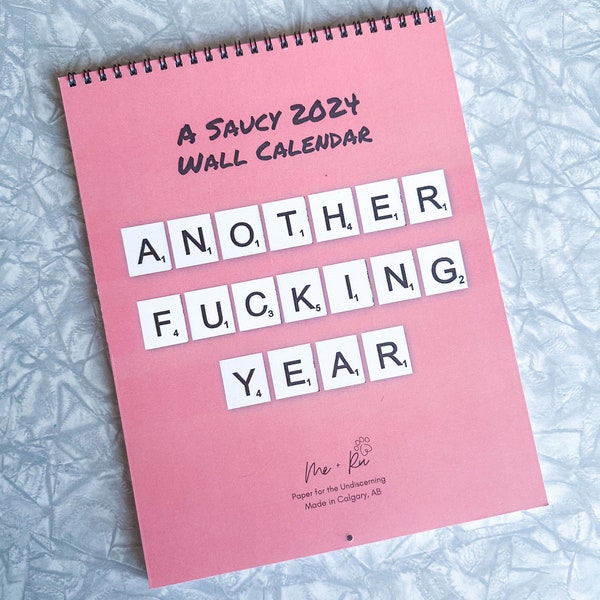 Funny Calendar 2024 Etsy UK