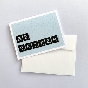 Carte d'encouragement drôle, allez mieux, carte d'encouragement, carte de voeux, vous pouvez le faire, juste parce que je crois en vous, carte de rupture