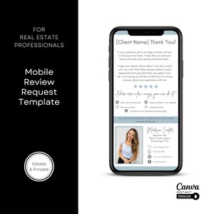 Textbarer Bewertungsfragebogen zur Kundenbeantwortung, Immobilenmarketing, Bewertungsanfrage, Empfehlungsflyer, Testimonial Flyer