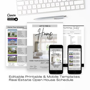 Haussuche-Bundle, Haussuche-Zeitplan, Haussuche-Zeitplan, Checkliste für die Wohnungssuche, Checkliste für die Haussuche, Makler und Käufer-Führer