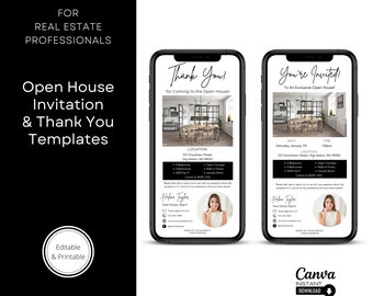 Real Estate Thank You Card: Open House Invitation (Digital)