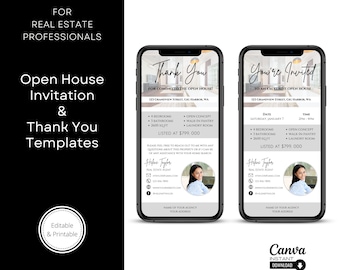 Real Estate Thank You Card: Open House Invitation (Digital)