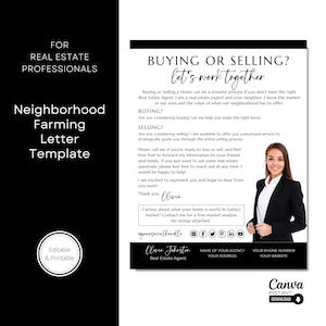 Bearbeitbares Template für Real Landbesitz (Canva)