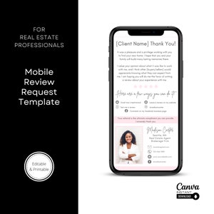 Textbarer Bewertungsfragebogen zur Kundenbeantwortung, Immobilenmarketing, Bewertungsanfrage, Empfehlungsflyer, Testimonial Flyer