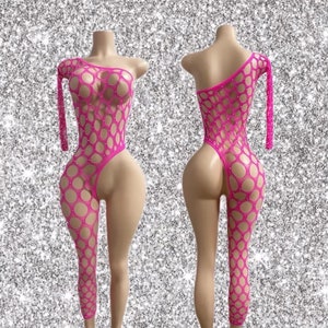 Pink Fishnet Exotic Dancewear