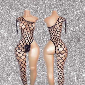 Black Fishnet Exotic Dancewear