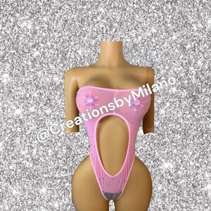 Pink One Piece Exotic DanceWear