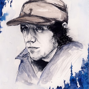 Impressão artística de Elliott Smith