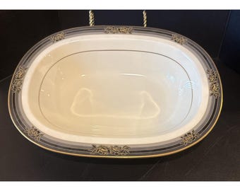 Noritake Zauberbinder Oval Gemüse Servier Schüssel #9733 Bone China Japan Vintage