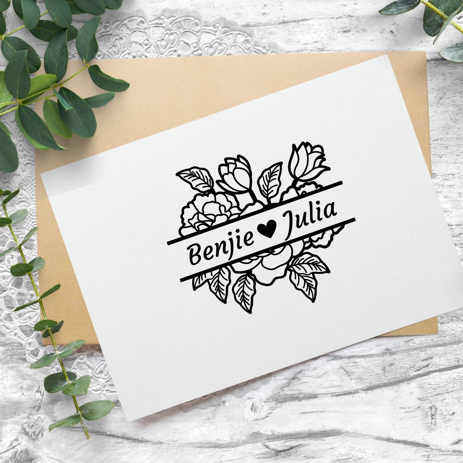 Fall Split Name Frame Split Floral Frame SVG, Floral Border SVG, Split Flower Monogram Svg ...