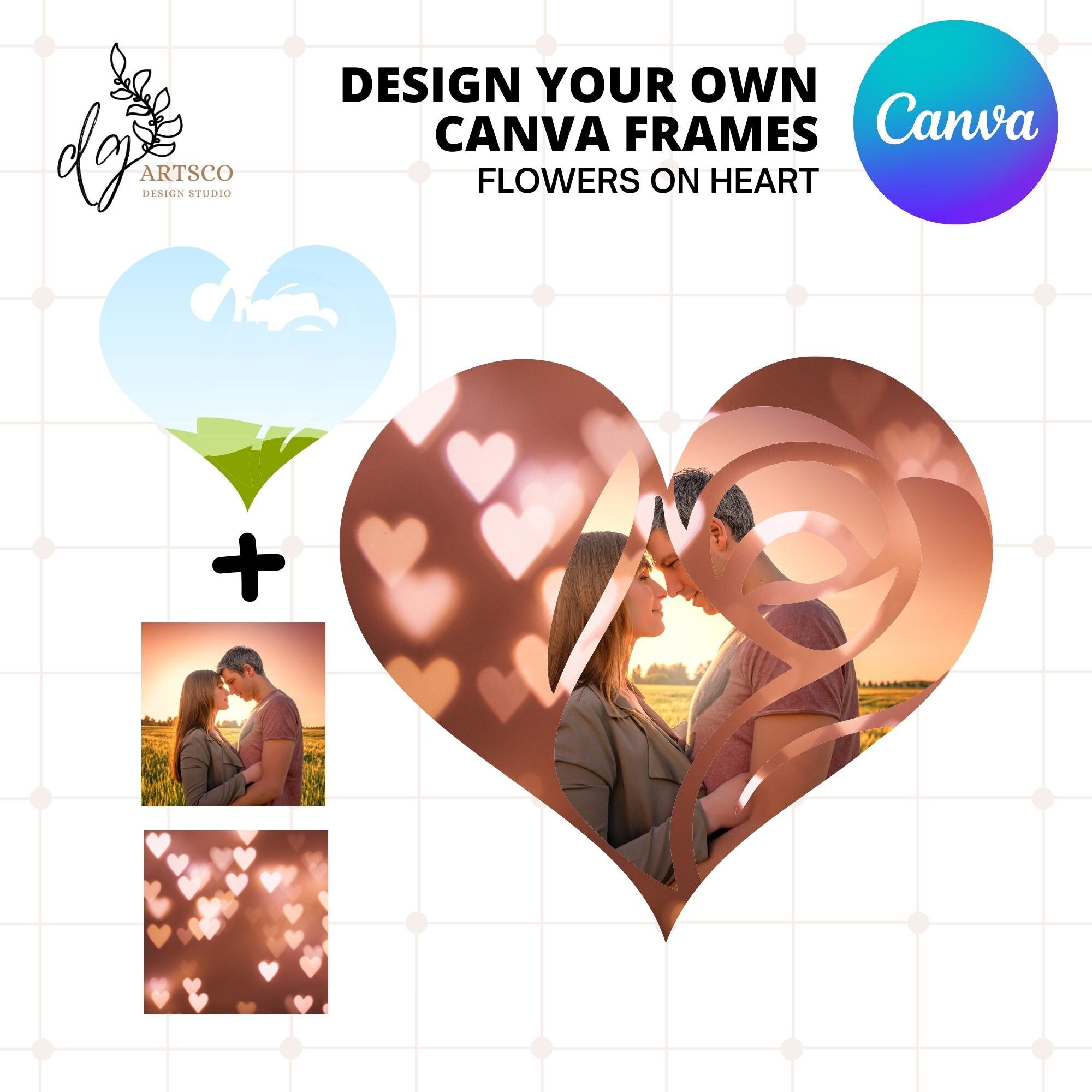 Customize Your Own Canva Frames Photo Collage, Custom Frames Editable ...