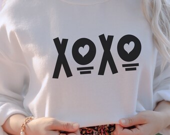 Hugs and Kisses SVG PNG PDF, Xoxo Svg, Heart Svg, Valentines Svg, Love Svg, Valentine Shirt Svg, Hello Valentine Shirt, Valentine's Day Svg