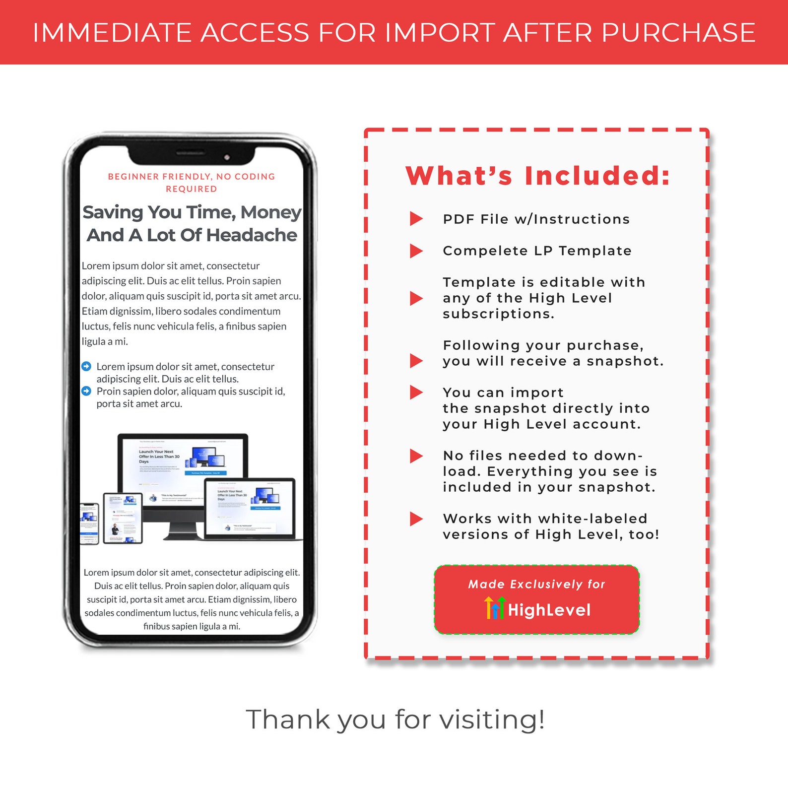 High Level Landing Page Template Gohighlevel Landing Page Template High Level Landing Page Template Gohighlevel Landing Page Template