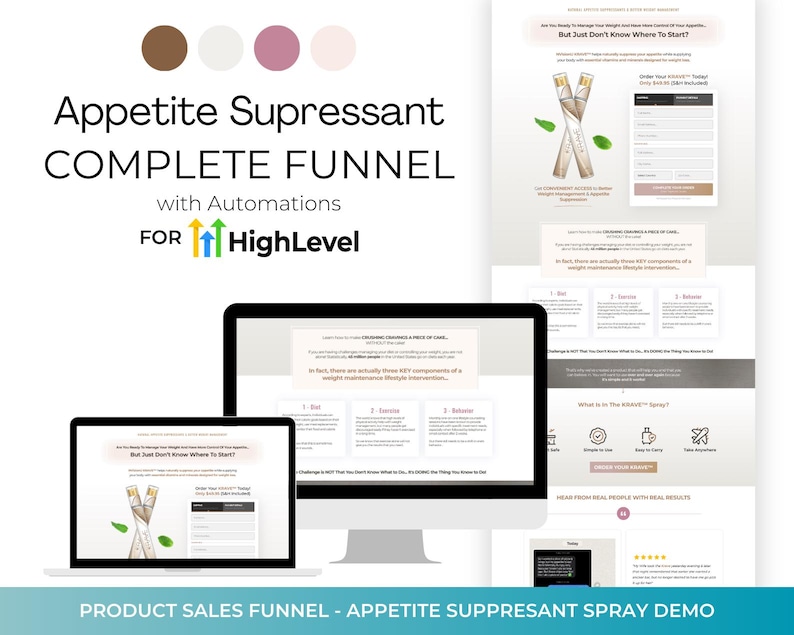 Product Sales Funnel Template Bundle Snapshot for Gohighlevel | High ...