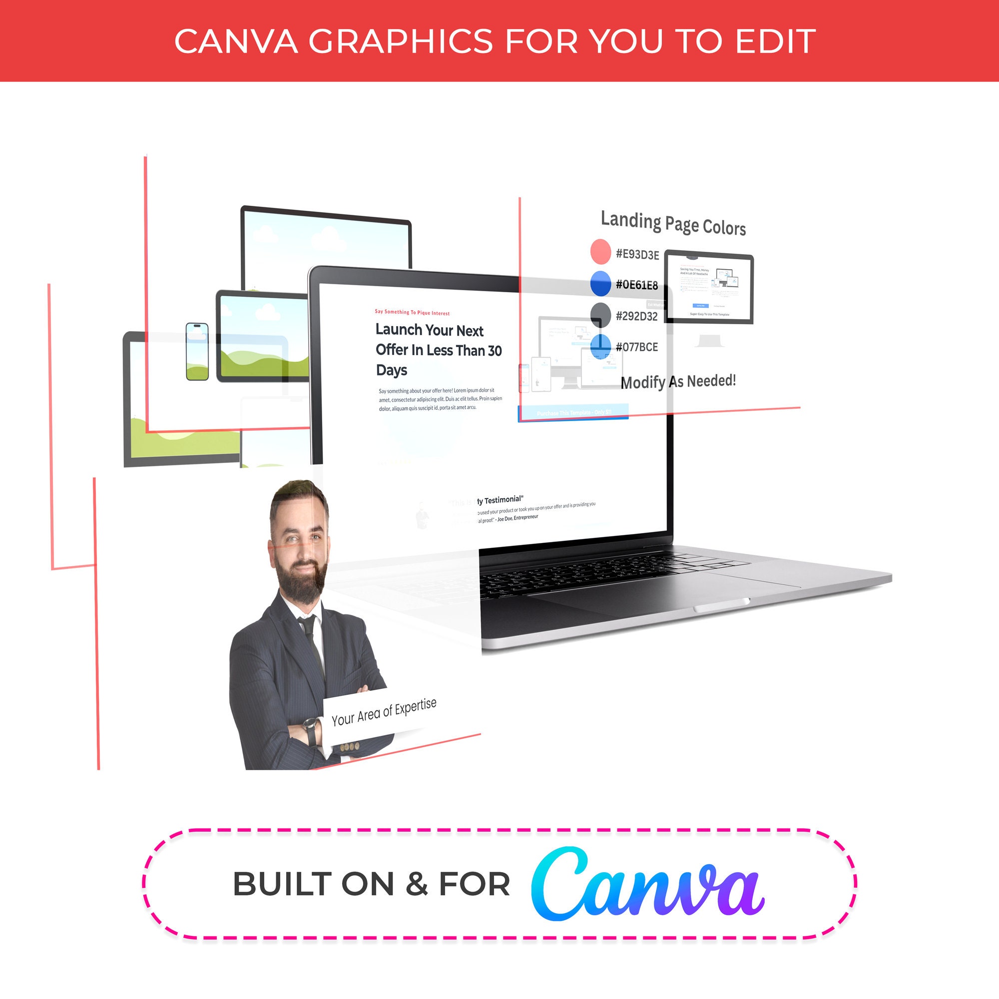 High Level Landing Page Template Gohighlevel Landing Page Template