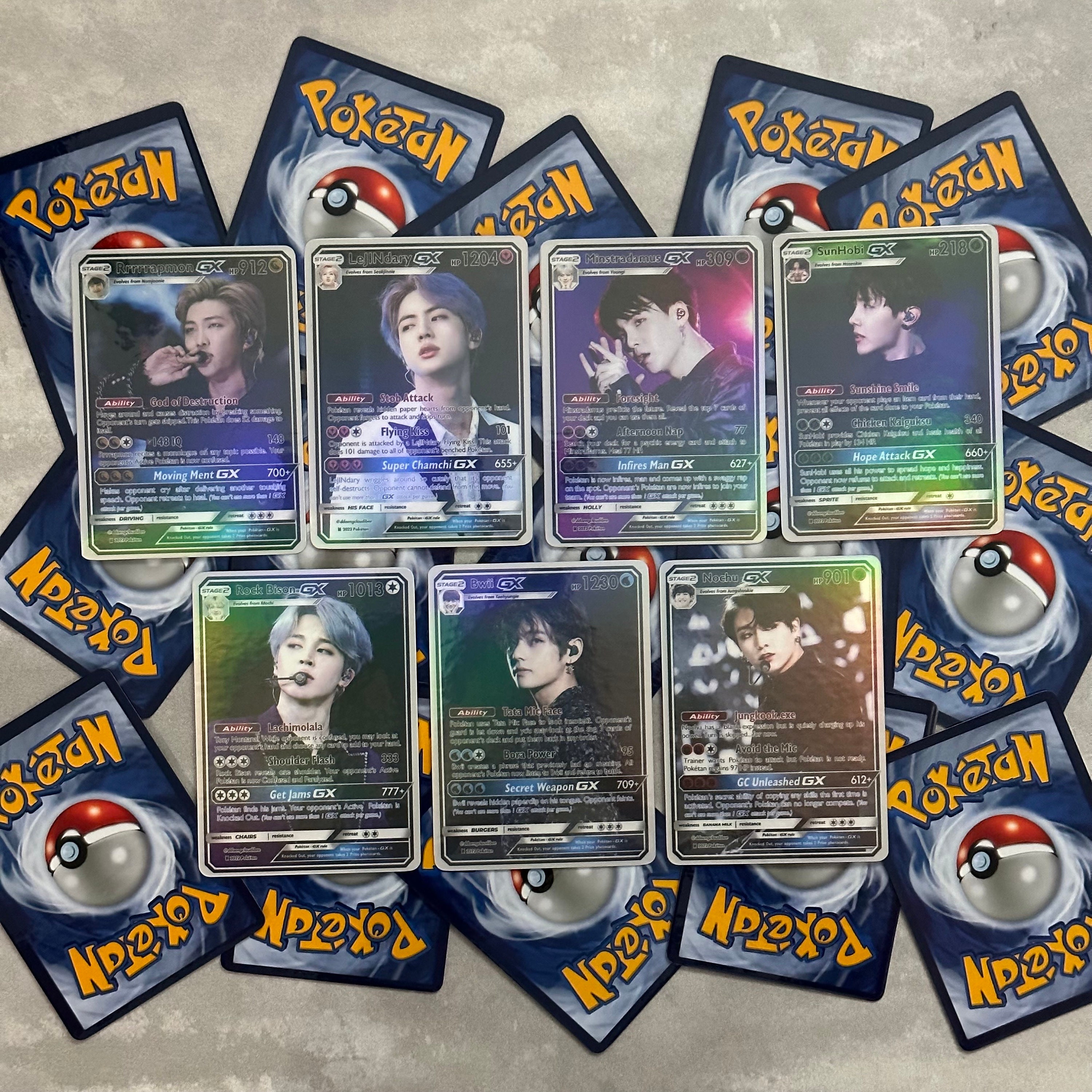 テテ　ホログラフィックフォトカード BTS】☆178-11D☆フォトカード ホログラム V テヒョン テテ