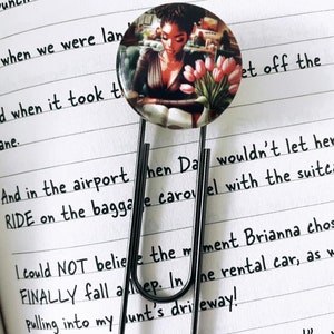 Cafe,Books,& Coffee Book /Planner Clip
