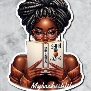 SHHH I’M Reading Sticker