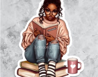 Fall Girl Sticker