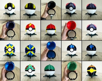 Pokéball Ornaments with Magnetic Latch