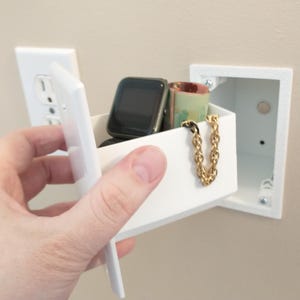 Wall Outlet Safe - Secret Hidden Storage Compartment for Jewelry and Valuables