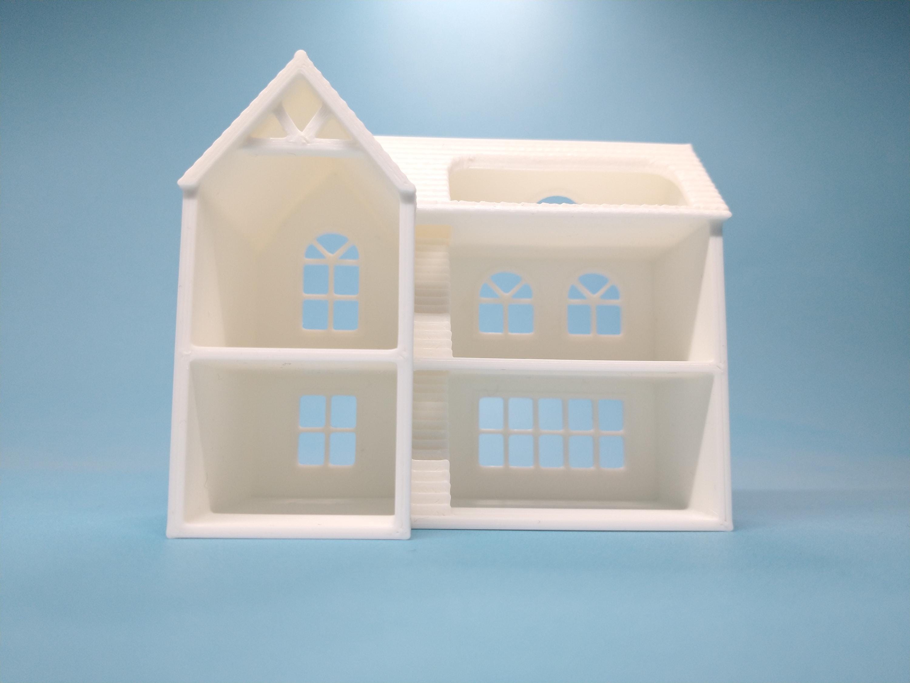 1:144スケール ドールハウス ミニ - オープンルームボックススタイル