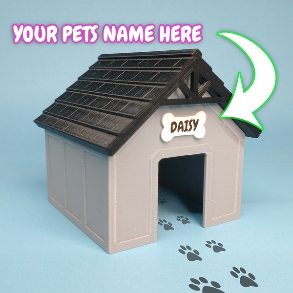 Doghouse - Custom Pet's Name Miniature