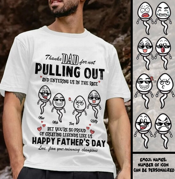 Thank You for Not Pulling Out Shirts Custom Funny Kids Shirt Etsy