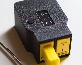 RoastLink TWO+ | Wireless Dual Thermocouple Probe Logger for Artisan - WiFi OLED | Coffee Roaster | SR800 Behmor Hottop