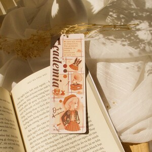 Dark academia Bookmark, kawaii bookmark, booklover bookmark, Reading Accessories, kawaii stationery, gifts for book lovers, aesthetic gifts